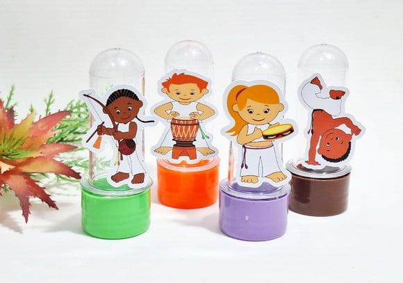 Mini Tubete com Aplique 3d Capoeira