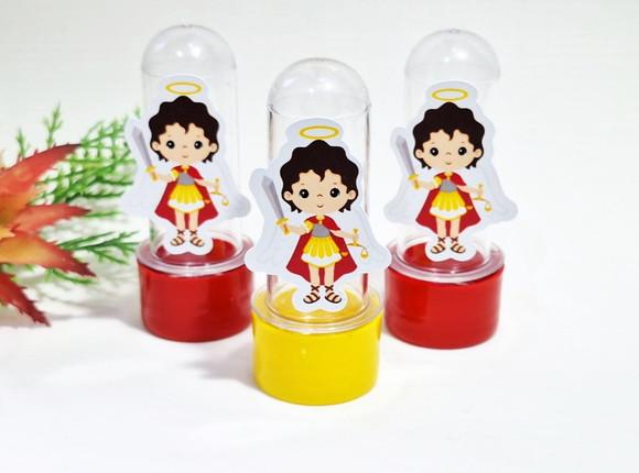 Mini Tubete com Aplique 3d São Miguel Arcanjo Cute