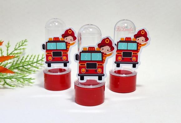 Mini Tubete com Aplique Bombeiro