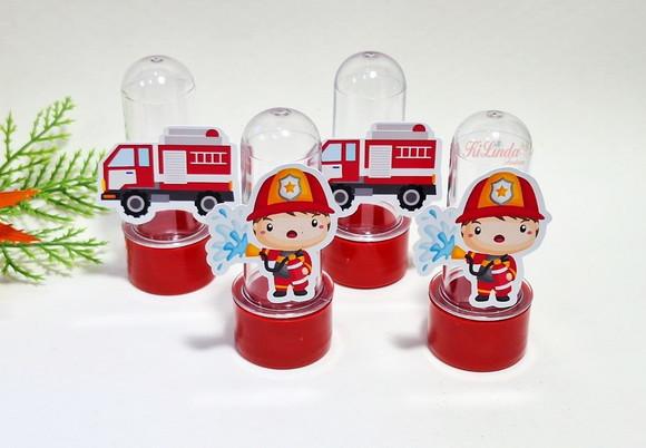 Mini Tubete com Aplique Bombeiro