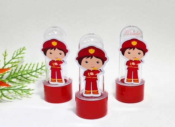 Mini Tubete com Aplique Bombeiro