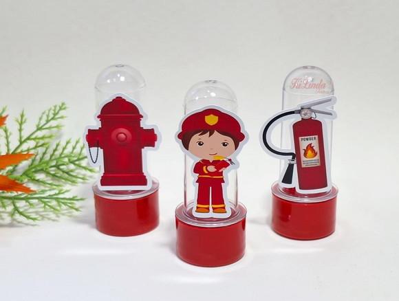 Mini Tubete com Aplique Bombeiro