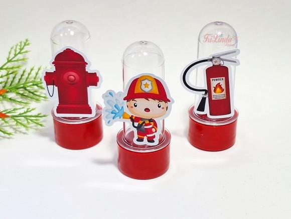 Mini Tubete com Aplique Bombeiro