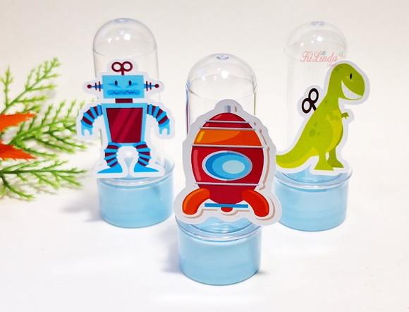 Mini Tubete com Aplique Brinquedos