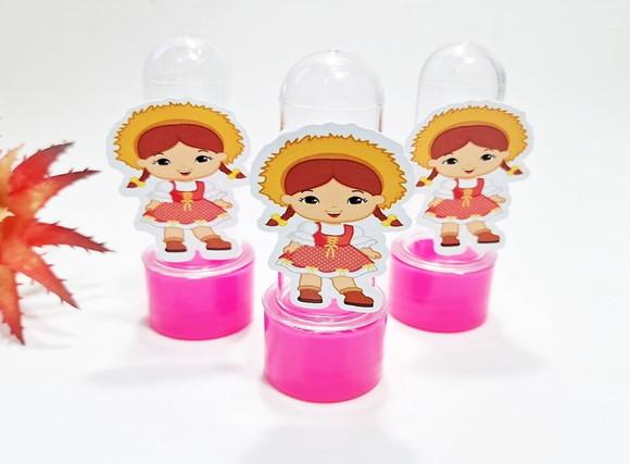 Mini Tubete com Aplique Caipirinha Festa Junina