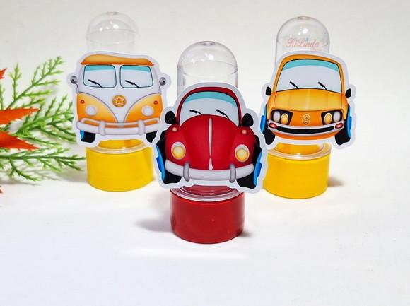 Mini Tubete com Aplique Carros Retrô