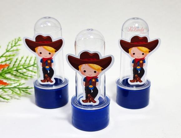 Mini Tubete com Aplique Cowboy Boiadeiro Xerife