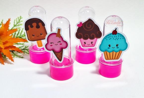 Mini Tubete com Aplique Doces Docinhos