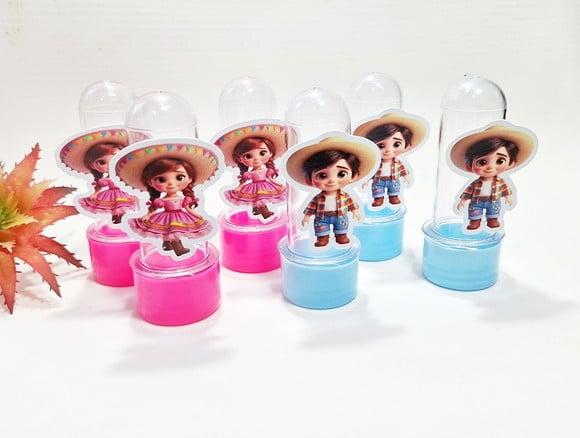Mini Tubete com Aplique Festa Junina