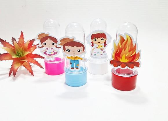 Mini Tubete com Aplique Festa Junina