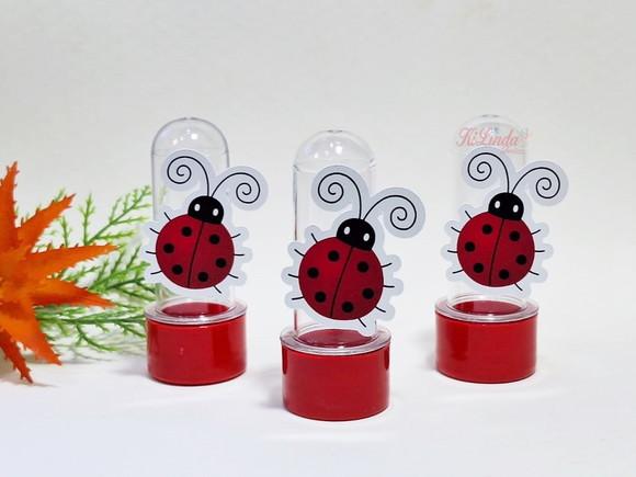 Mini Tubete com Aplique Joaninha