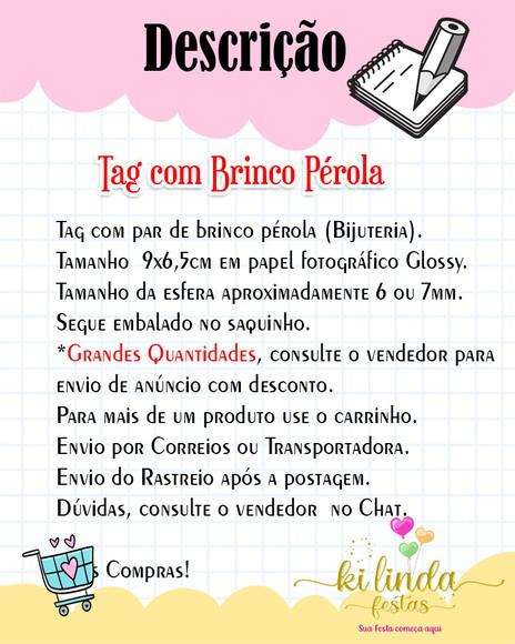 Tag Brinco Outubro Rosa