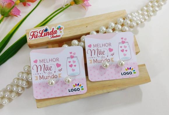 Tag com Brinco Lembrancinha Dia das Mães