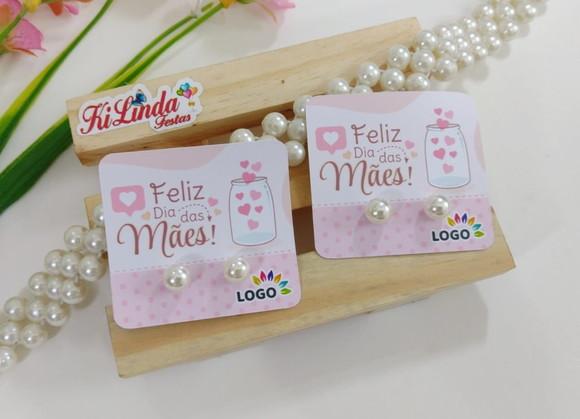 Tag com Brinco Lembrancinha Dia das Mães
