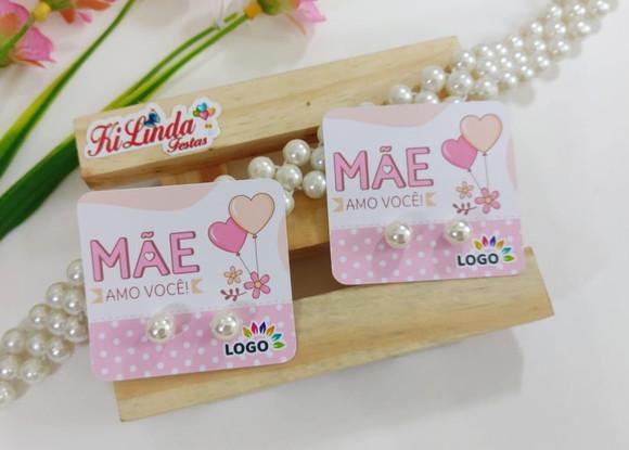 Tag com Brinco Lembrancinha Dia das Mães
