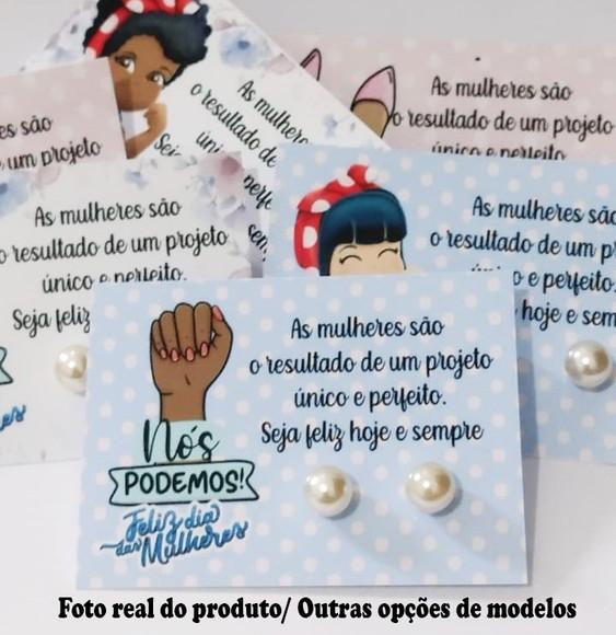 Tag com Brinco Lembrancinha dia das Mulheres