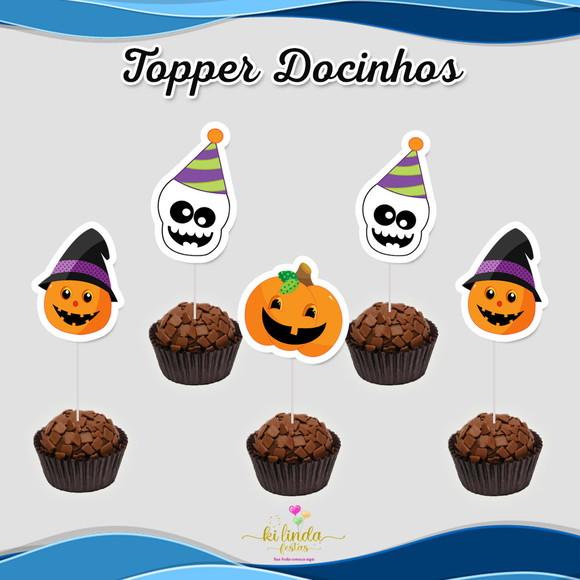 Topper Docinho Halloween
