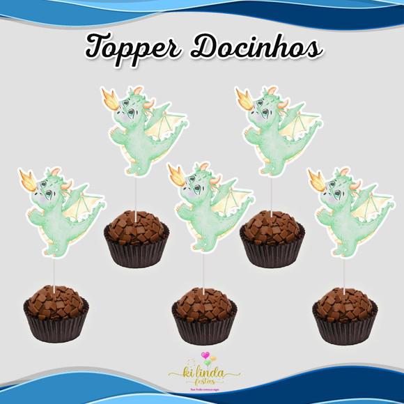 Topper Dragão Cute