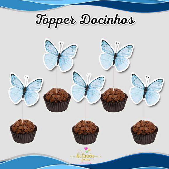 Topper para Doce Borboleta