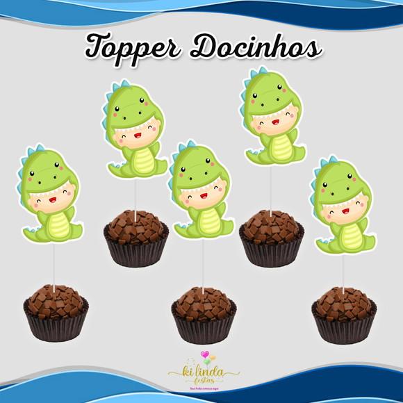 Topper para Docinho Dino Baby