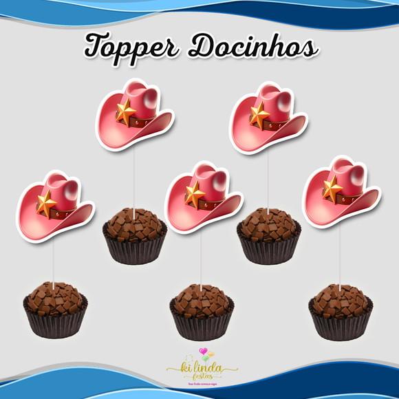 Topper para Docinho Boiadeira