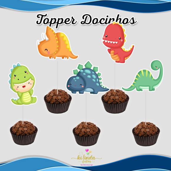 Topper para Docinho Dino Baby