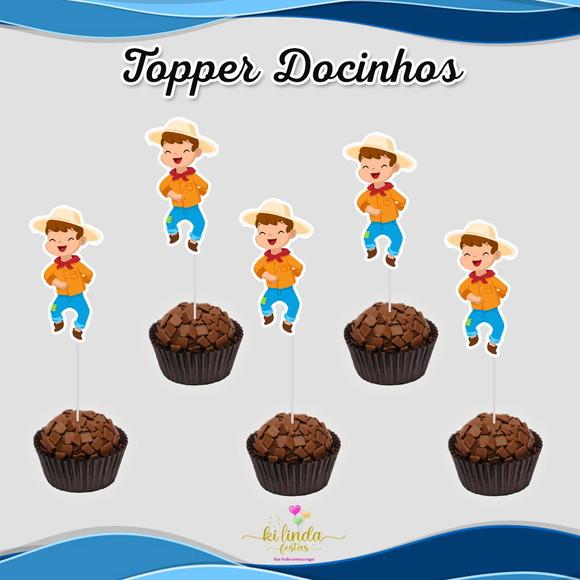 Topper para Docinho Festa Junina