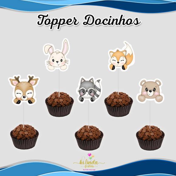 Topper para Docinhos Bosque Encantado