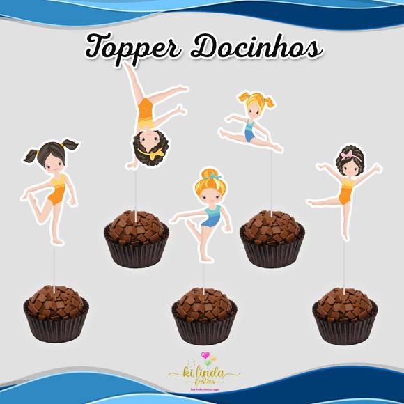 Topper para Docinhos Ginástica Artística