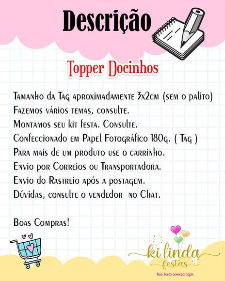 Topper para Docinhos Safari