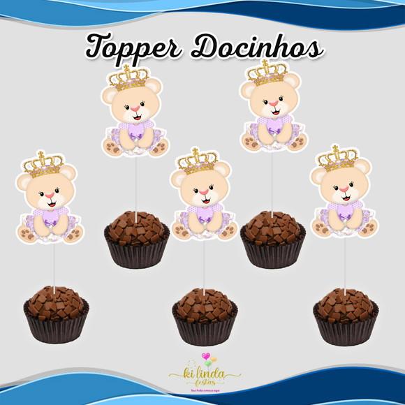 Topper Ursinha Princesa