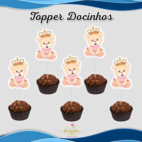 Topper Ursinha Princesa