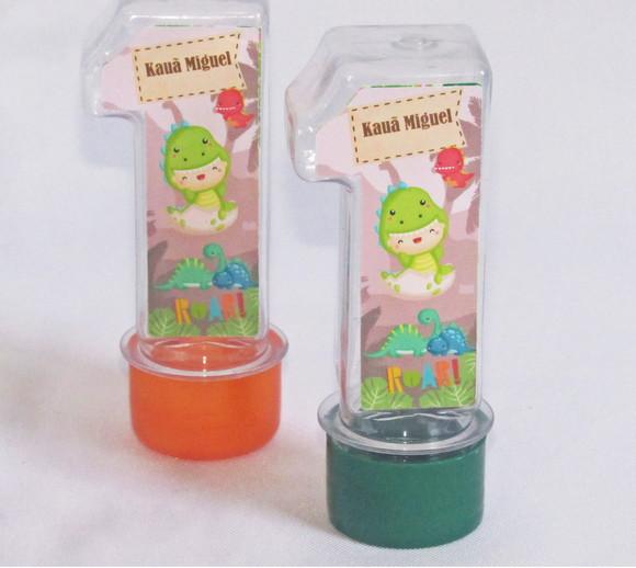 Tubete Número 1 Dinossauro Dino Baby