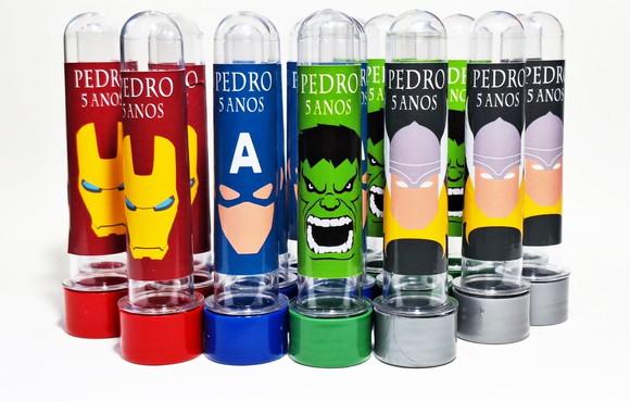 Tubete Vingadores Personalizado