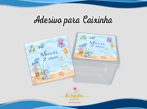 Adesivo Fundo do Mar