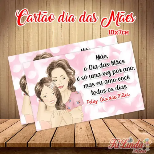 Cartão dia das Mães