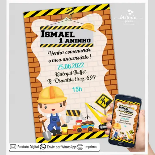 Convite Digital Construção
