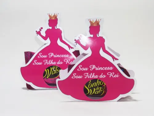 Decoração de Mesa Porta Bombom Princesa