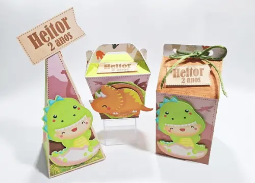 Kit Festa Dino Baby Personalizado 45 Peças