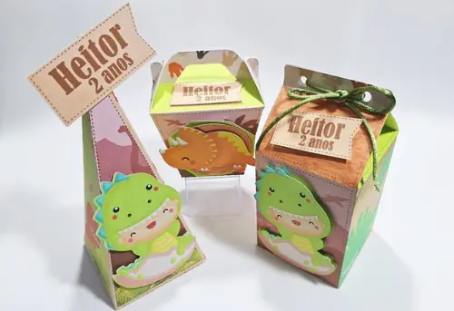 Kit Festa Dino Baby Personalizado 45 Peças