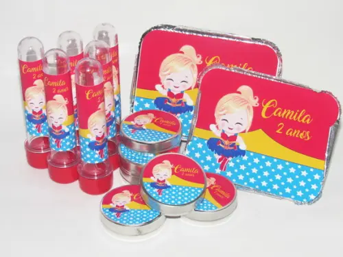 Kit Festa Mulher Maravilha Cute