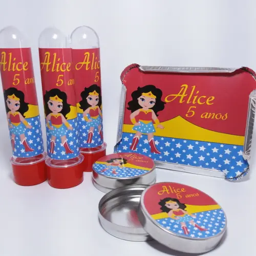 Kit Festa Mulher Maravilha Personalizado