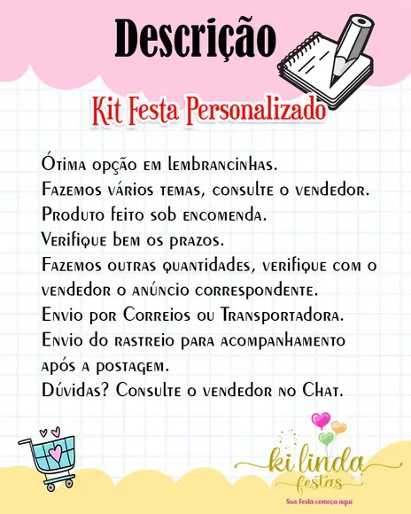 Kit Festa Mulher Maravilha Personalizado