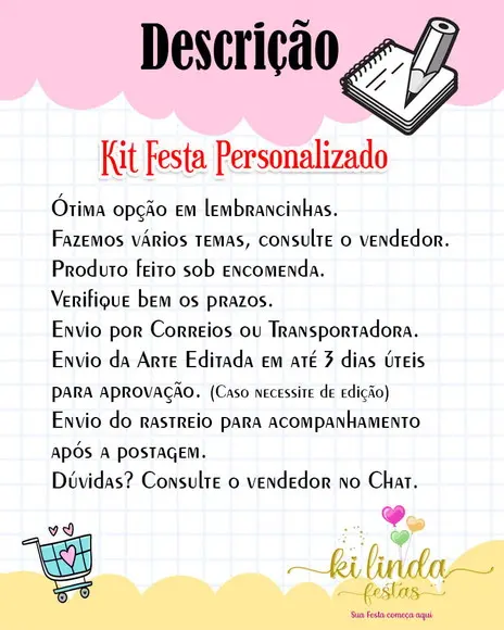 Kit Festa Mulher Maravilha Personalizado