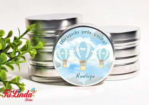 Latinha para Lembrancinha de Maternidade