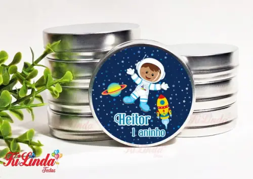 Latinha Personalizada Astronauta
