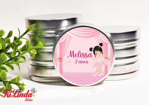 Latinha Personalizada Bailarinha