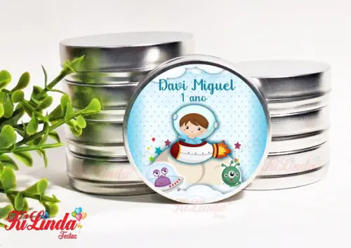 Latinha Personalizada Astronauta