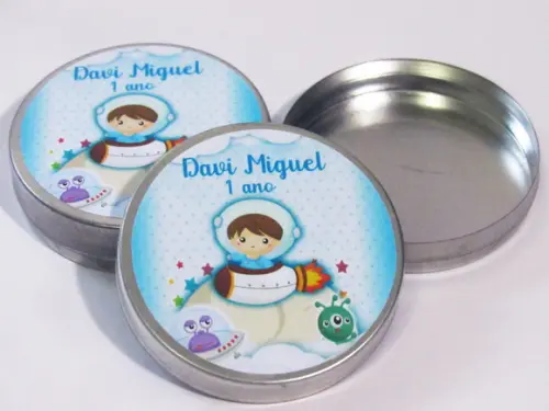 Latinha Personalizada Astronauta