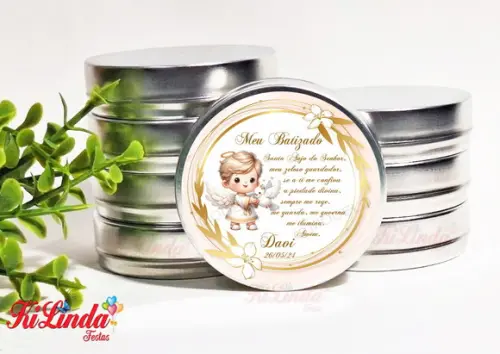 Latinha Personalizada para Lembrancinha Batizado
